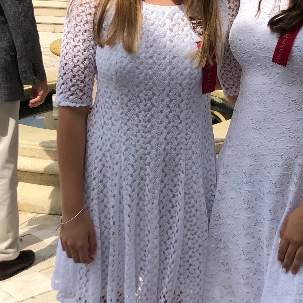 white dress